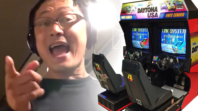 L'image du jour : Culte, le chanteur de Daytona USA en action