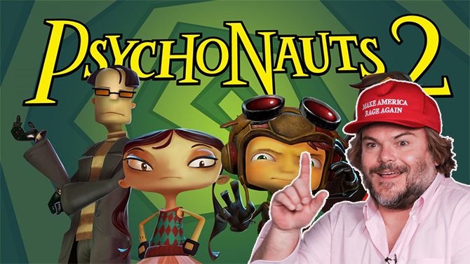 E3 2019 : Jack Black et Tim Schafer viendront présenter Psychonauts 2