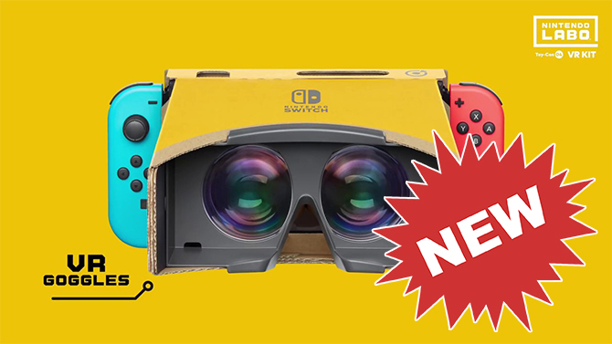 Nintendo Labo VR Kit : Un nouveau jeu fait son apparition sur Switch