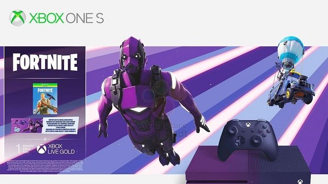 Une Xbox One S Fortnite a fuité, toutes les images de la console