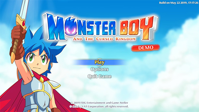 Monster Boy et le Royaume Maudit offre sa démo aux joueurs PC