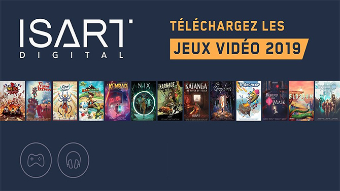 ISART Digital : Les jeux de la promo 2019 s'essayent tous gratuitement