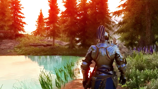 L'image du jour : Pendant ce temps sur "Skyrim Next Gen"