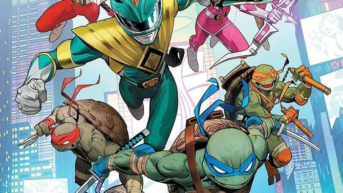 Un crossover Tortues Ninja x Power Rangers annoncé, premières infos