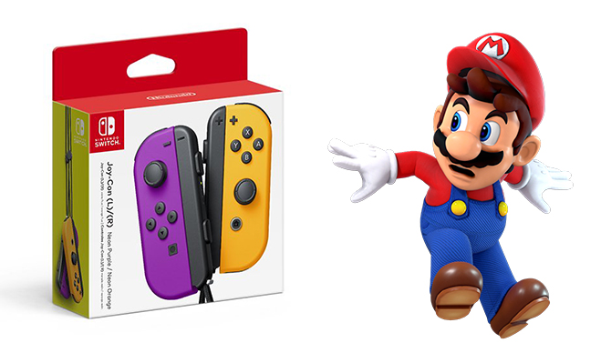 Nintendo Switch : De tout nouveaux Joy Con colorés s'annoncent en images