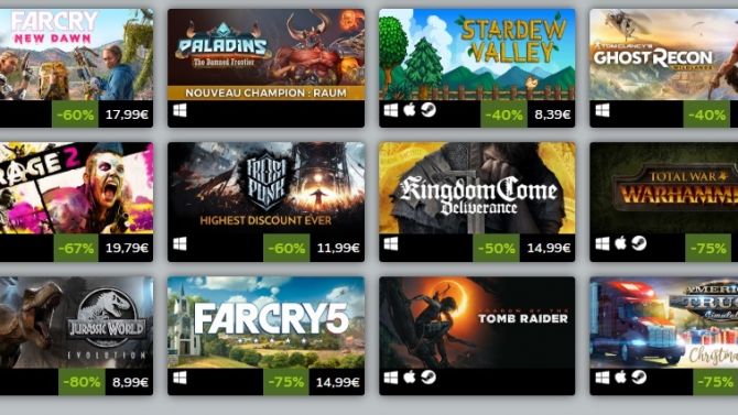 Steam dévoile les 100 meilleures ventes de jeux 2019 en termes de revenus