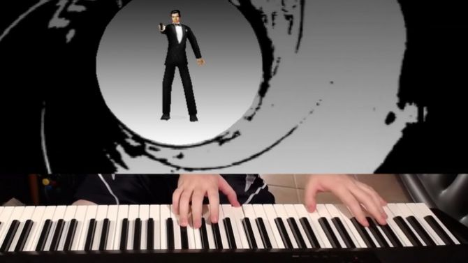 Il joue à GoldenEye 007 au piano, parce que pourquoi pas