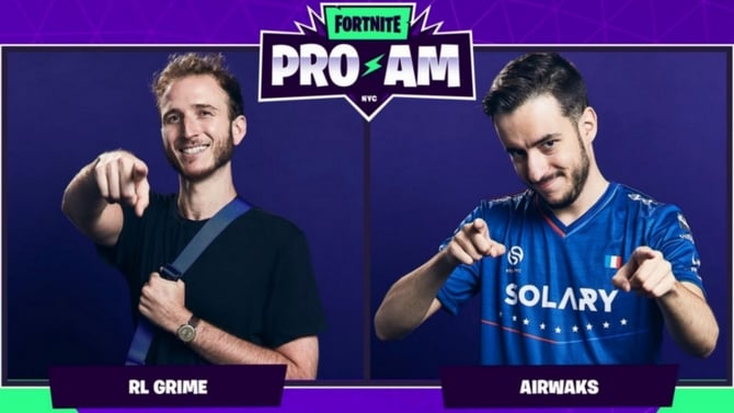 Fortnite : Airwaks remporte encore le Pro-Am Tournament, avec Grime