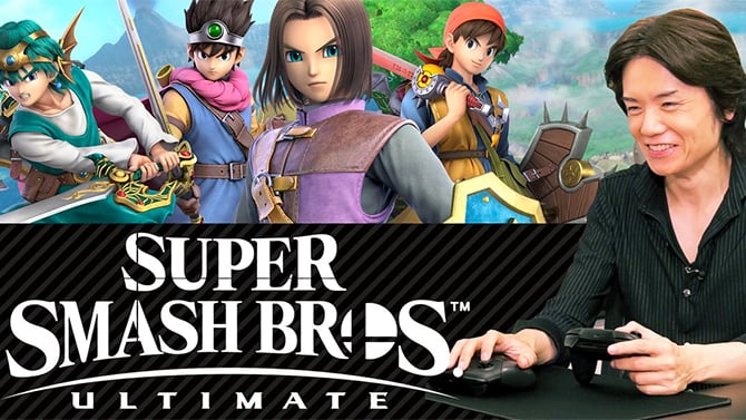 Smash Bros. Ultimate : Nintendo révèle par erreur la date du DLC Dragon Quest et de la MAJ 4.0.0