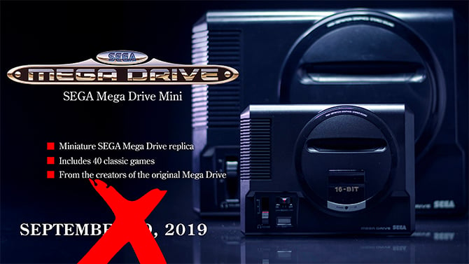 SEGA retarde la sortie de la Mega Drive Mini en Europe
