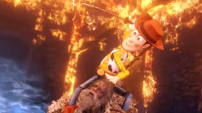 L'image du jour : Woody débarque dans Sekiro, et il est plus badass que jamais