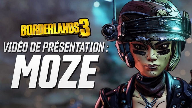 Borderlands 3 : Moze sort la grosse artillerie dans sa vidéo de présentation