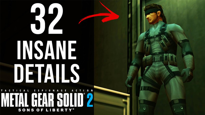 L'image du jour : 32 détails "incroyables" dans MGS2