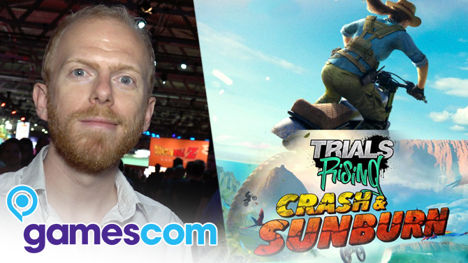 Gamescom 2019 : On a vaincu les pentes de Trials Rising Crash and Sunburn en... Alpaga