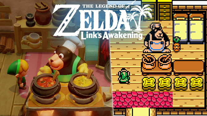 Link's Awakening Switch : Nintendo dévoile le nouveau look de certains personnages