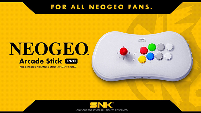 Neo Geo Mini : SNK annonce l'Arcade Pro Stick