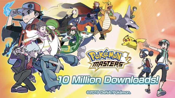 Pokémon Masters : Dix millions de téléchargement en seulement quatre jours