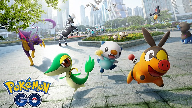 Pokémon GO : La cinquième génération débarque, 156 nouveaux Pokémon !