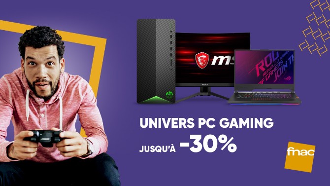 Fnac : Profitez des offres PC Gamer jusqu'à -30% !