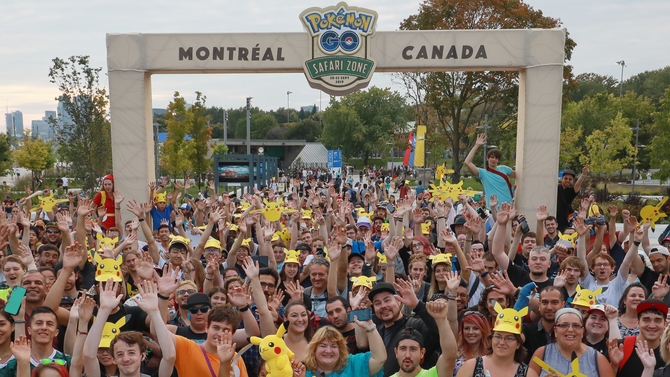 Pokémon Go : On a participé au Safari de Montréal qui a réuni presque 40.000 joueurs !