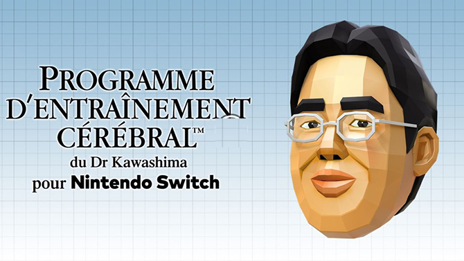 Nintendo Switch : Le Programme d'Entraînement Cérébral du Dr Kawashima arrive en Europe