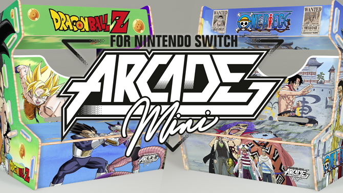 One Piece et Dragon Ball s'invitent sur les bornes Switch Arcade Mini