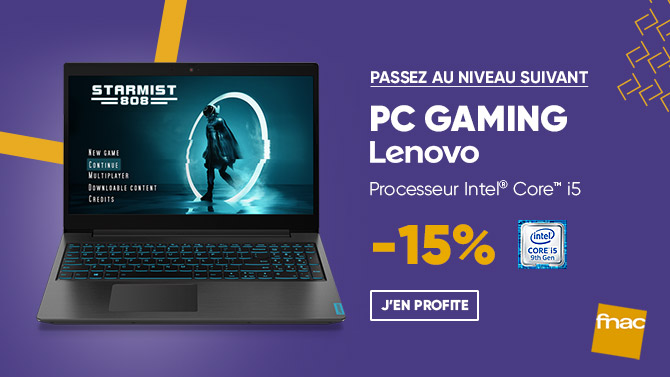 La Fnac présente le PC Portable Gaming Lenovo IdeaPad L340-17IRH