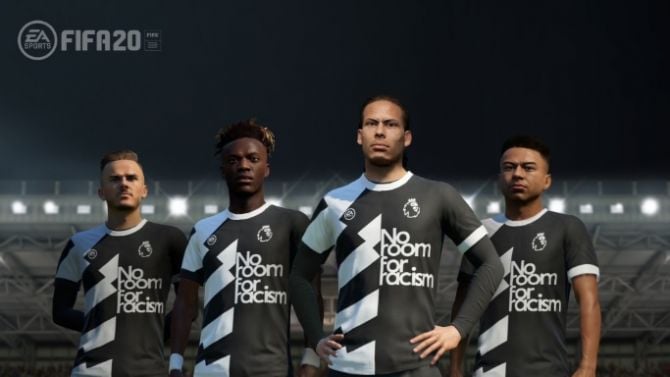 FIFA 20 : La simulation d'EA Sports dit aussi non au racisme