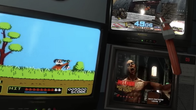 Jouer à Duck Hunt, House of the Dead et Time Crisis en même temps c'est possible et épuisant