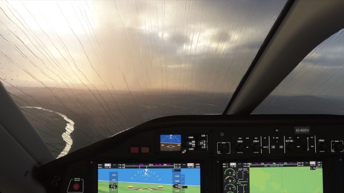 Flight Simulator nous parle de la pluie et du beau temps et c'est toujours aussi "breathtaking" !