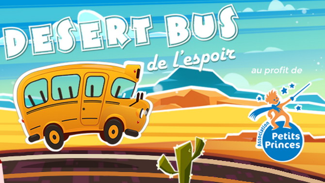Desert Bus de l'Espoir : Le marathon caritatif mettra le contact fin novembre