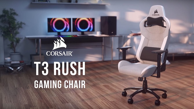 Corsair présente son nouveau fauteuil gaming, le T3 Rush