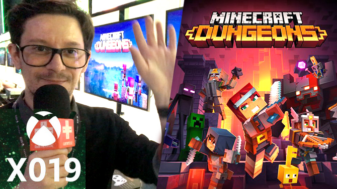 X019 : Plume a arpenté les couloirs pixelisés de Minecraft Dungeons, ses impressions cubiques