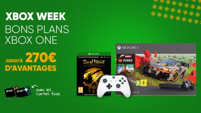 Xbox Week à la Fnac : Offres Xbox One X (229,99€) et Xbox One S (149,99€) à ne pas rater !