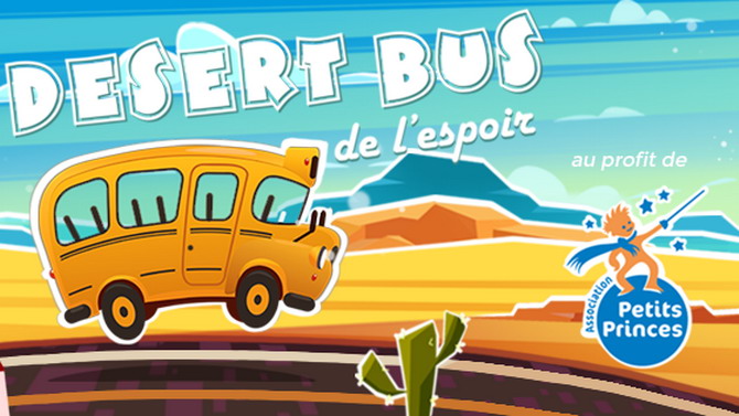 Desert Bus de l'espoir : Plus de 48.000€ récoltés par le marathon caritatif