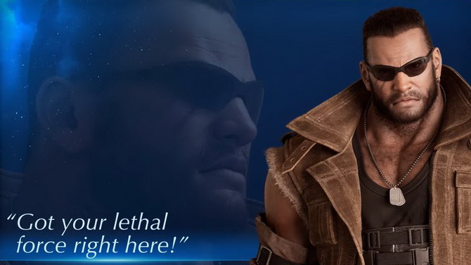 Final Fantasy VII Remake : Barret a aussi droit à ses fonds d'écran et avatars