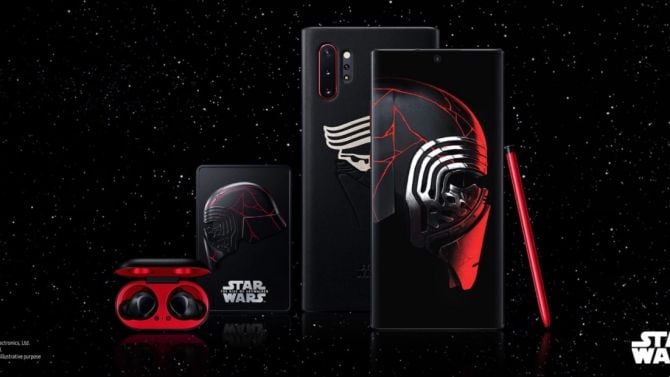 Star Wars : Samsung propose un Galaxy Note 10+ édition limitée Kylo Ren