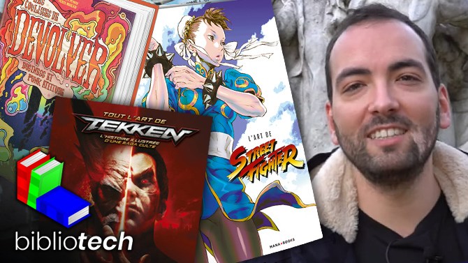 Bibliotech #007 : Devolver, les coulisses, L'Art de Street Fighter et Tout L'Art de Tekken, c'est la fête
