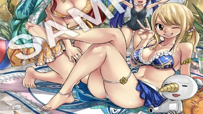 Fairy Tail dévoile sa jaquette et le contenu de l'édition collector : Du maillot de bain sinon rien