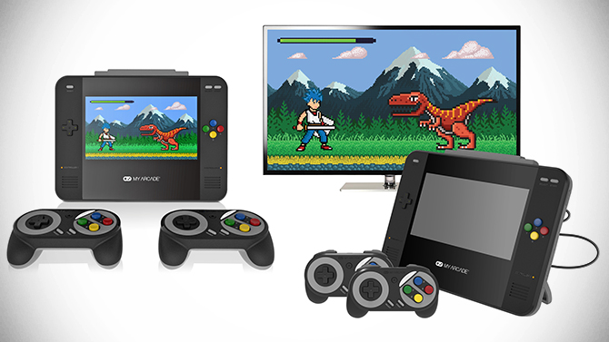 Une console "Switch-like" pour jouer aux cartouches Super Nintendo et Mega Drive