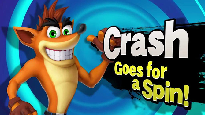 Smash Bros. Ultimate : Crash Bandicoot serait le prochain DLC annoncé selon le leaker de Byleth