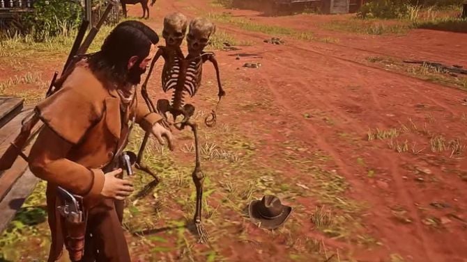 Red Dead Online : Les joueurs attaqués par des squelettes bicéphales