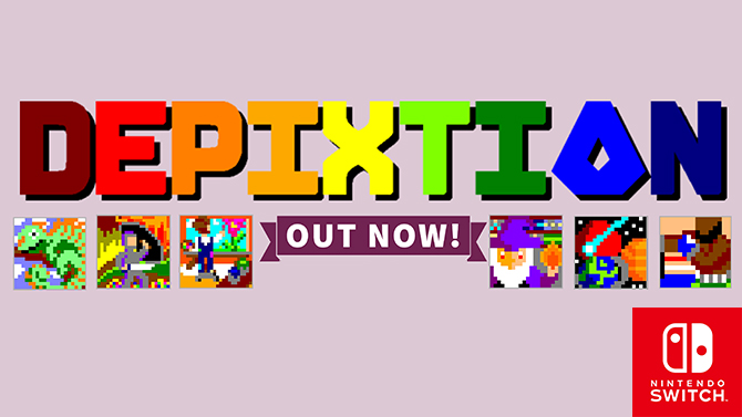 Depixtion : Un Picross multiple et coloré annonce son arrivée sur Switch