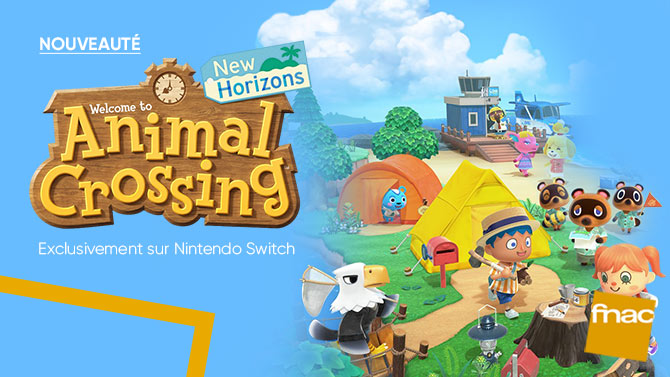 Animal Crossing New Horizons Switch se découvre à la Fnac