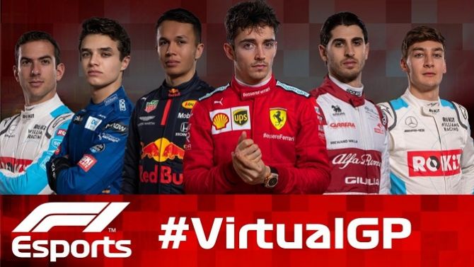 Suivez le GP F1 virtuel en LIVE à 21h avec 6 titulaires de F1, dont Charles Leclerc !