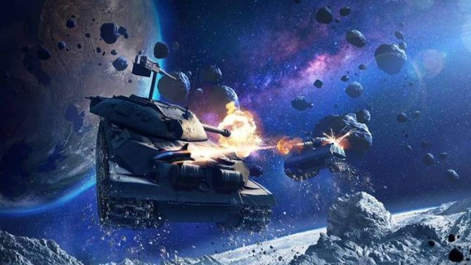 World of Tanks Blitz présente un mode de jeu déjanté... sur la Lune !