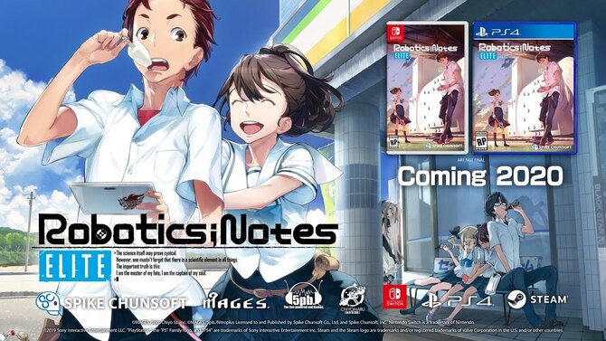 Robotics;Notes Elite et Robotics;Notes Dash arrivent enfin compilés en occident
