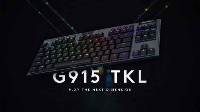 Logitech dévoile une nouvelle version de son clavier sans-fil G915 TKL