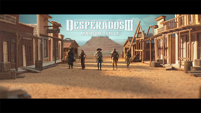 Desperados III joue aux cow-boys et aux indiens dans un superbe trailer fait main
