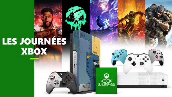 Les Journées Xbox sont lancées : Xbox One X et jeux Xbox One en réduction